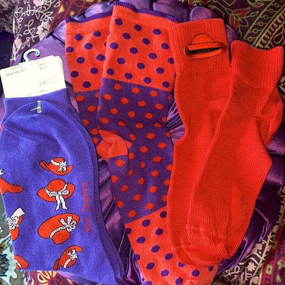 Foot Traffic Other - Woman’s “Red Hat” Socks in a bundle (three pair) HAVE BEEN SOLD!!!!!!